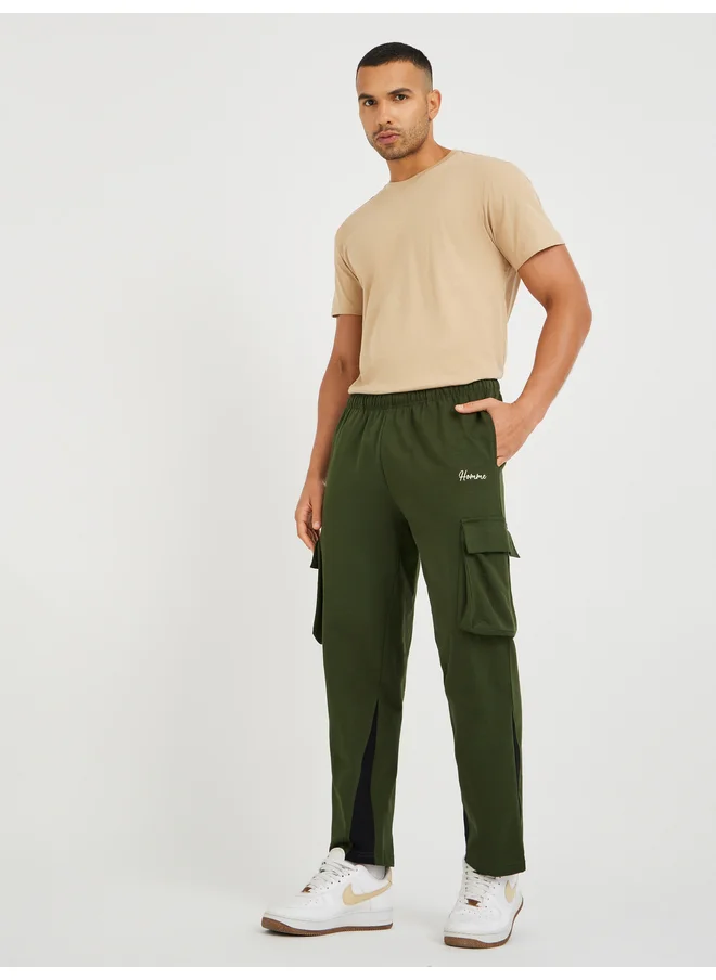 Styli Styli Cargo Pocket Relax Fit Open Hem Jogger