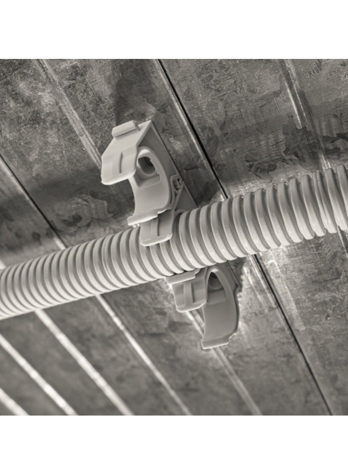 Conduit Fastener BC Clip, suitable for the surface Color Grey Pack of 200 - Image 3