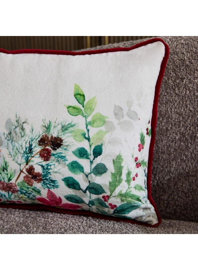 Home Box Xmas Berries Filled Cushion 50 x 30 cm - Image 2