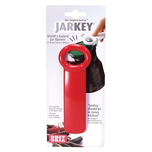 Brix Original Easy Jar Key Opener 2-Pack, Stainless Steel Jar Opener - Image 2