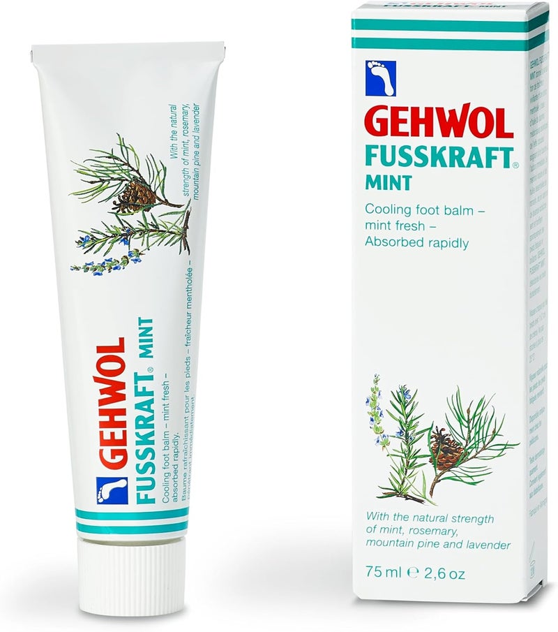 GEHWOL FUSSKRAFT Mint Cooling Foot Balm - 75 mL - Image 1