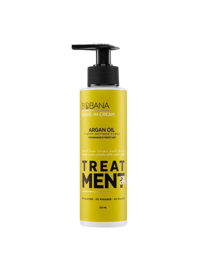 BOBANA Leave-in Cream with Argan Oil - 200ML - Image 1