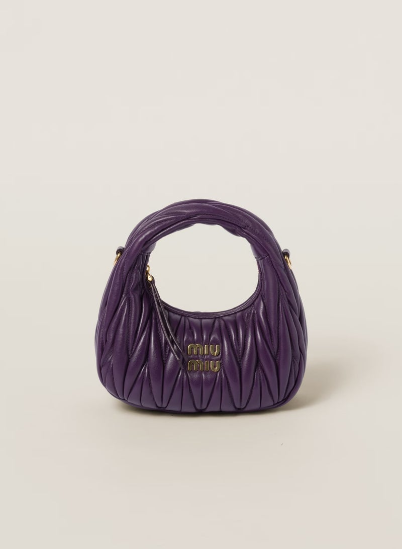 MIU MIU Wander nappa leather hobo Shoulder Bag  - Image 1