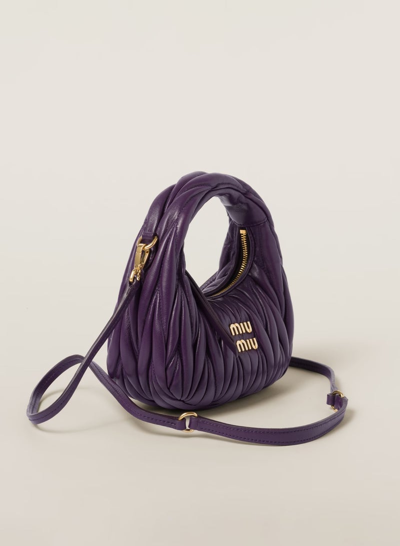 MIU MIU Wander nappa leather hobo Shoulder Bag  - Image 3