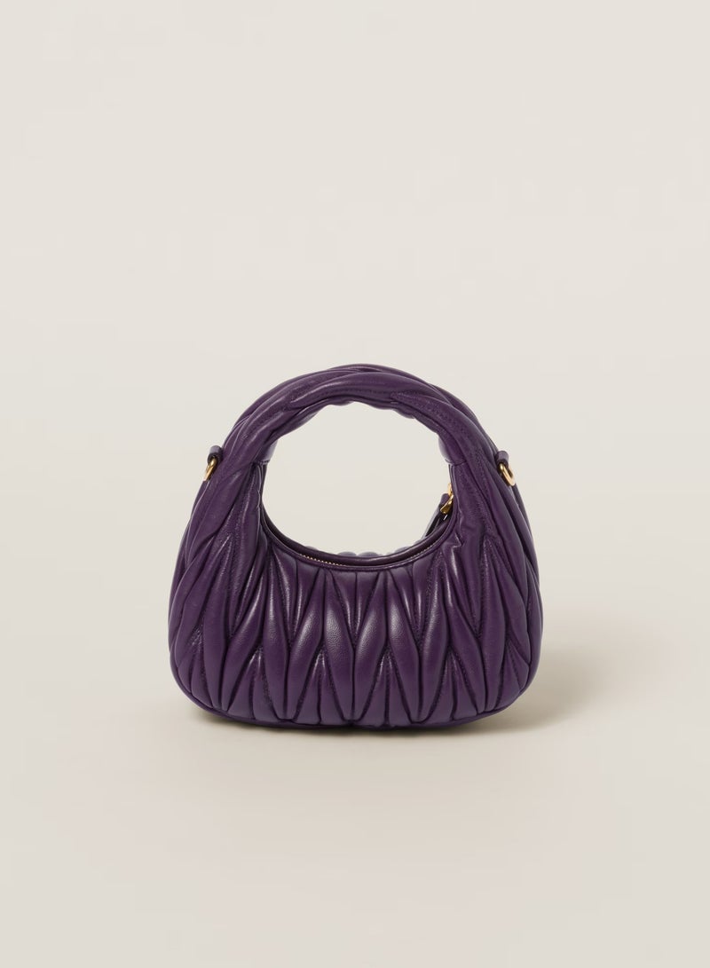MIU MIU Wander nappa leather hobo Shoulder Bag  - Image 4