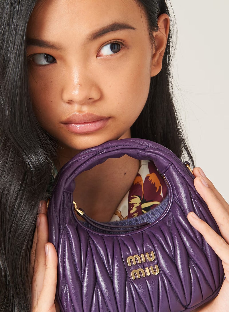 MIU MIU Wander nappa leather hobo Shoulder Bag  - Image 5