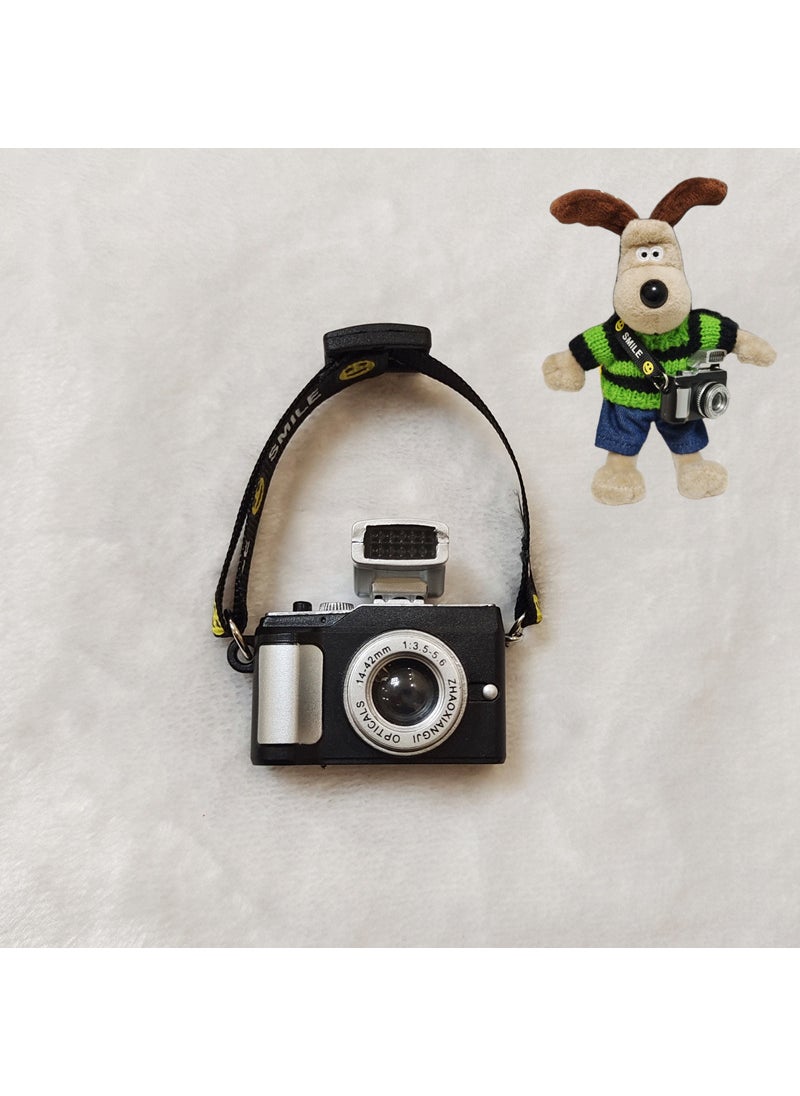 Trendy Labubu Doll Clothes Sweaters Scarves Black camera single piece (for pendant) 