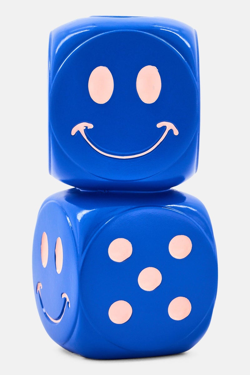 Kersten Candle Holder Dice, Blue - Image 1