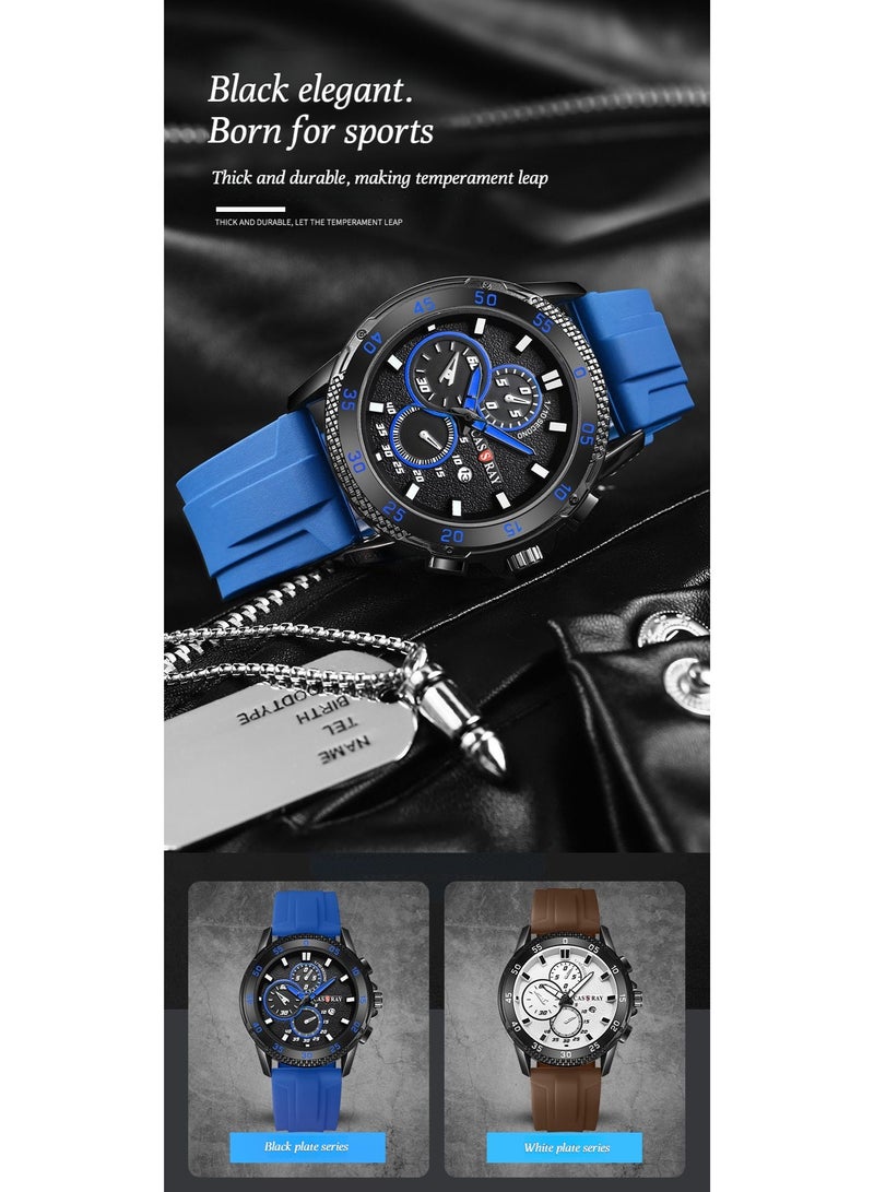 CASSRAY 2025 New Model Watch - Sporty, Fashionable and Cool Men's Watch - Rubber Strap - Image 3