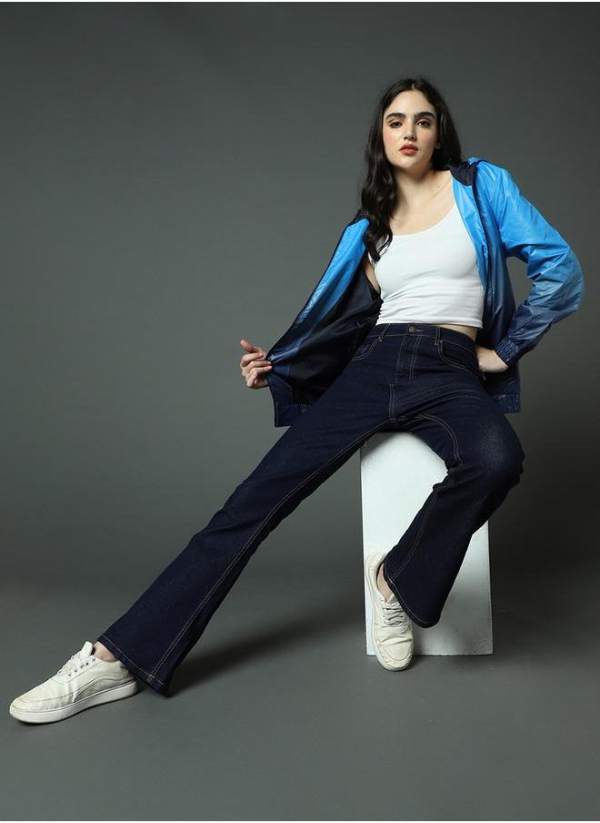 HIGH STAR - Mid Rise Straight Leg Jeans by Styli - Image 1