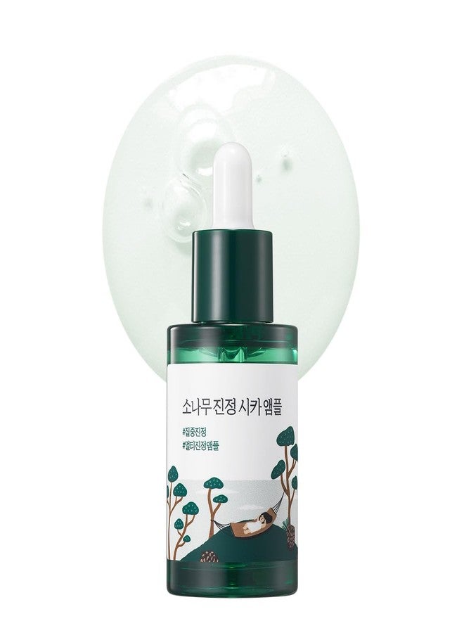 ROUND LAB Pine Calming Cica Ampoule 1.01 Fl Oz, Hydrating and Soothing Serum with Pine Cica and Hyaluronic Acid for Skin Barrier Strengthening, Gentle Exfoliation, and Deep Moisture, Korean Skincare - Image 1