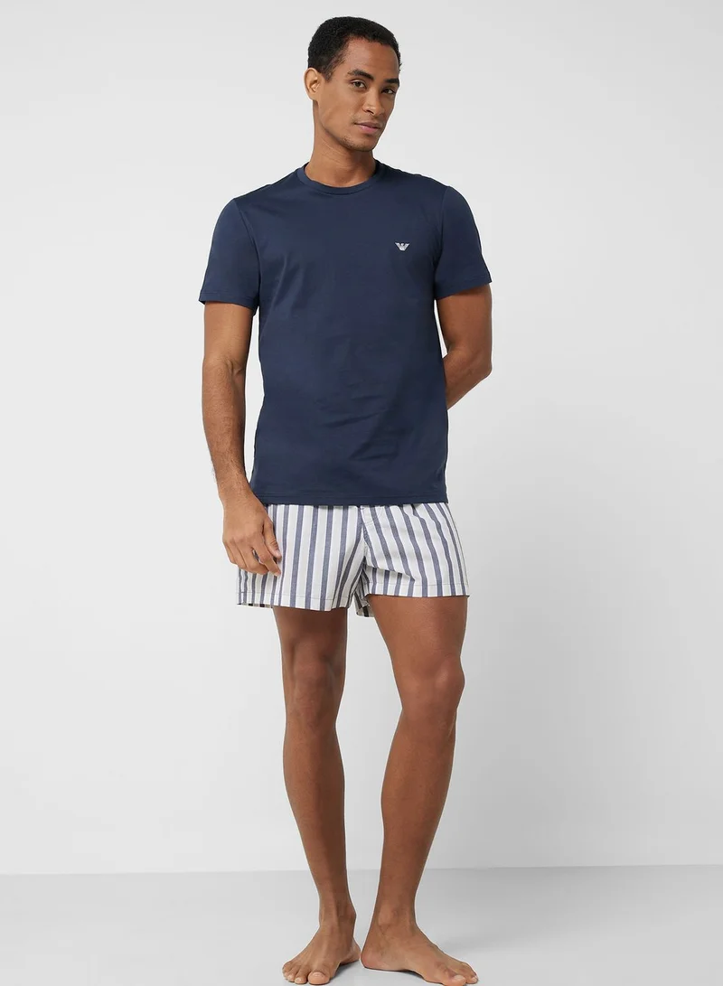 EMPORIO ARMANI Logo Pyjama Set