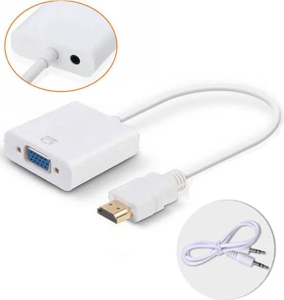 CONCORD C-554 HDMI To VGA + Aux Converter Cable