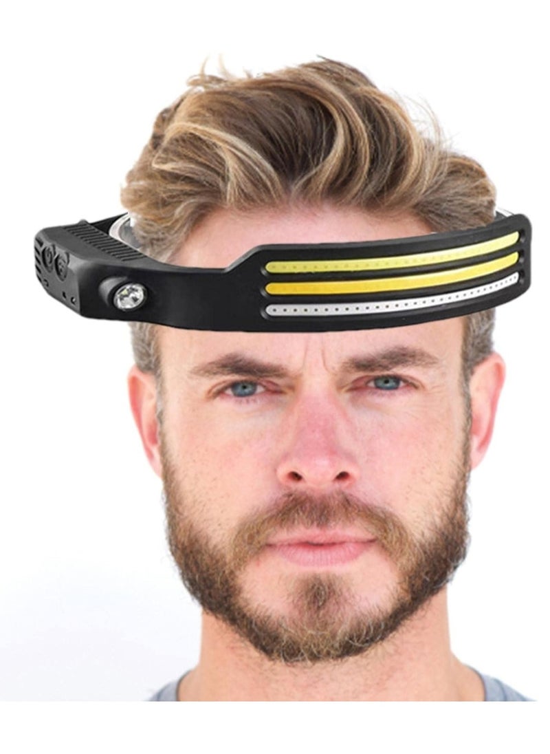LED Headlamp Rechargeable with High Brightness