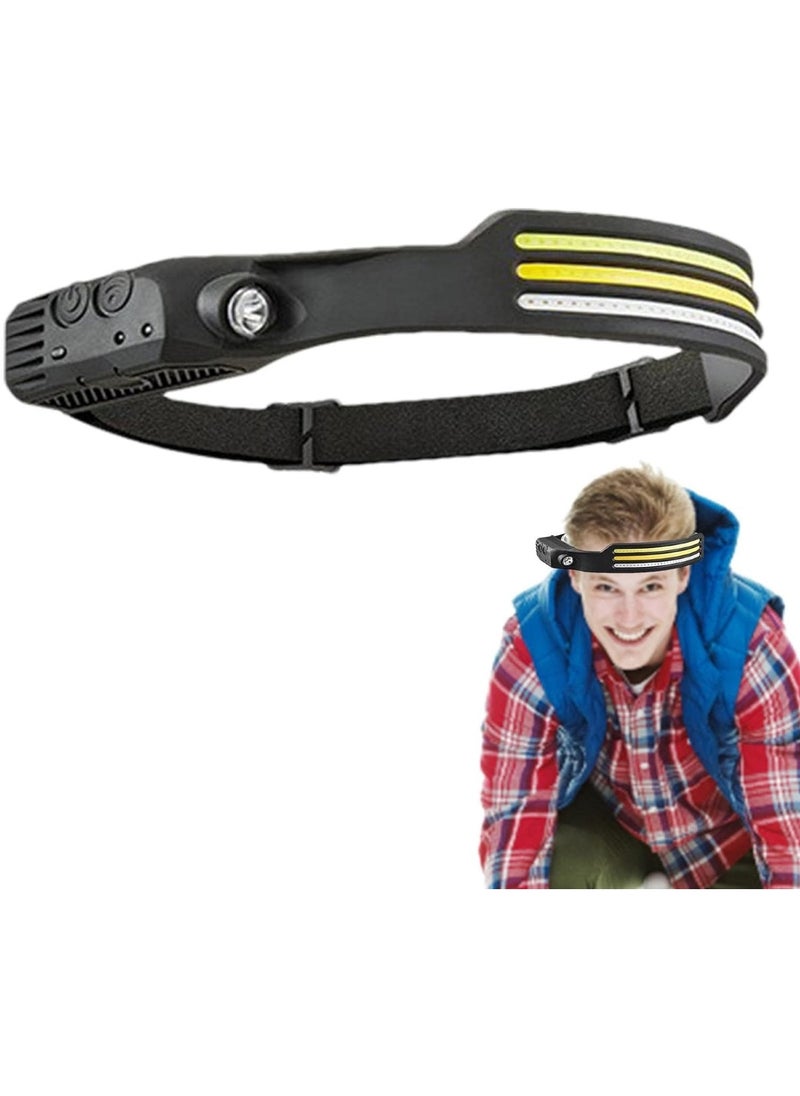 LED Headlamp Rechargeable with High Brightness