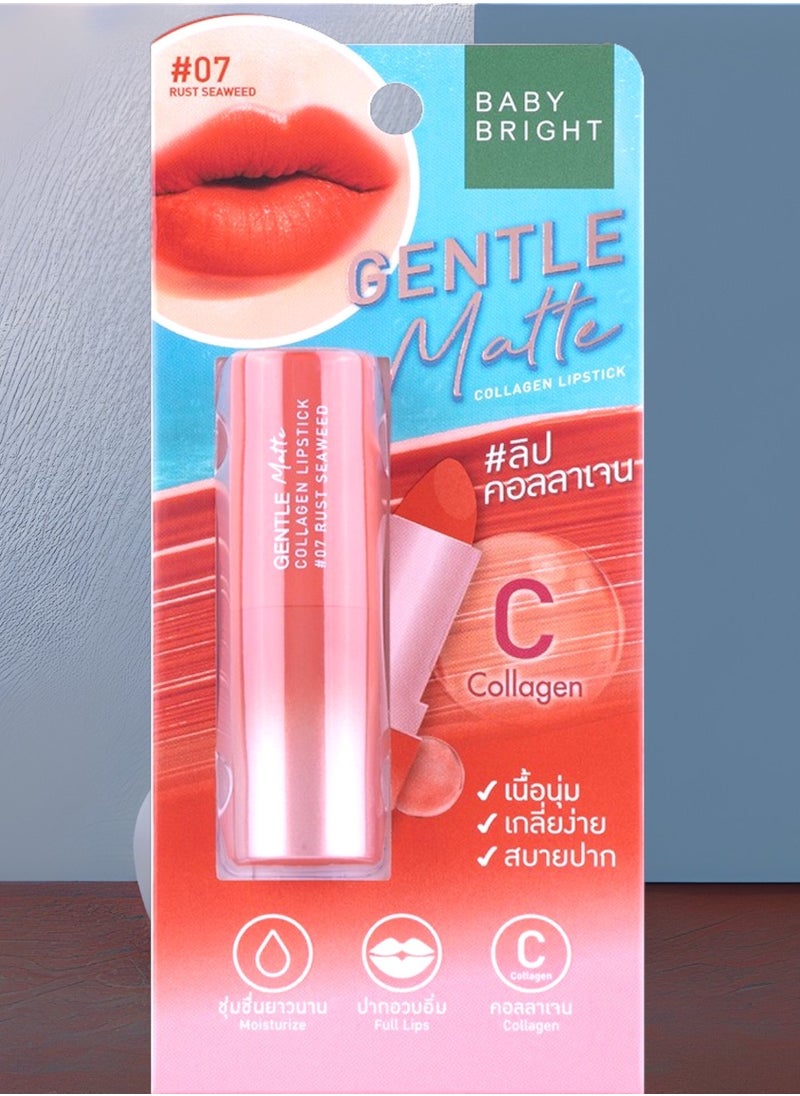 Baby Bright Gentle Matte Collagen Lipstick 07  - Image 1