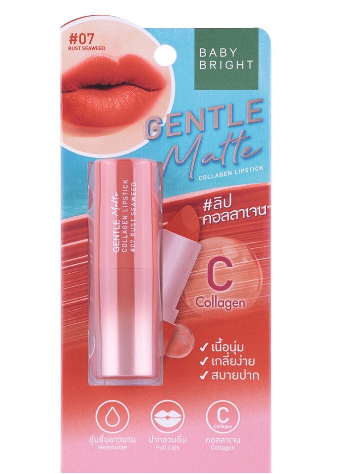 Baby Bright Gentle Matte Collagen Lipstick 07  - Image 2