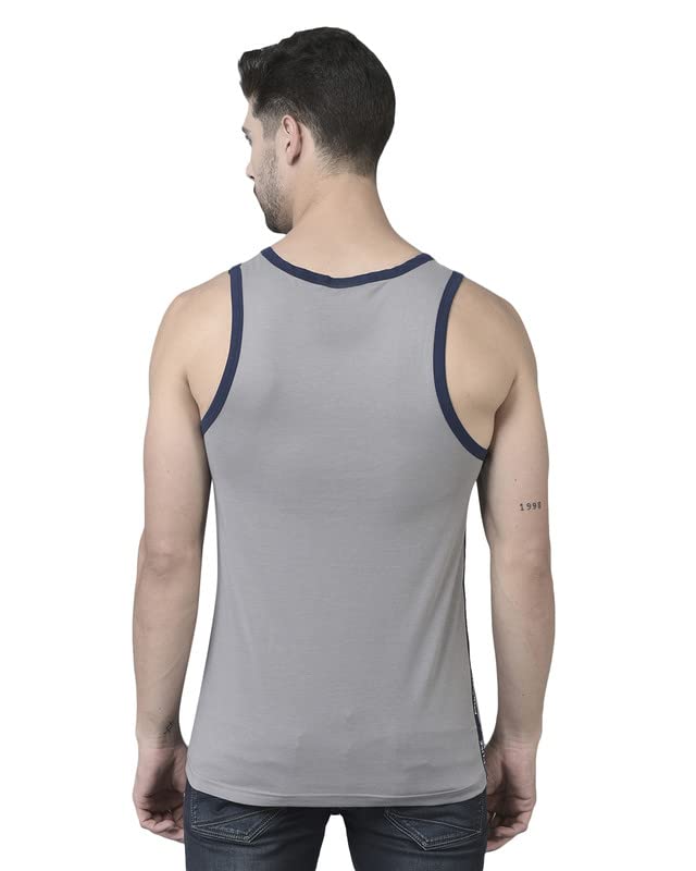Dollar Mens Assorted Cotton Printed Vest Tank top Assorted (Any Colours) (Pack of 1) - Image 2