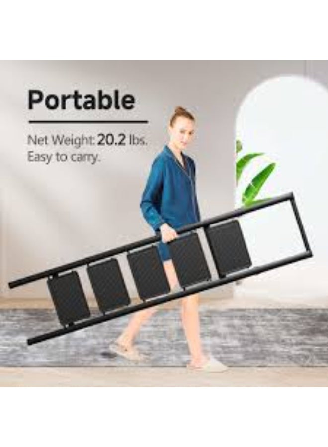 Foldable and storable metal ladder - Image 1