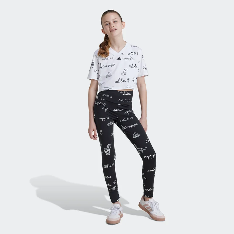adidas Brand Love Junior Girls Leggings