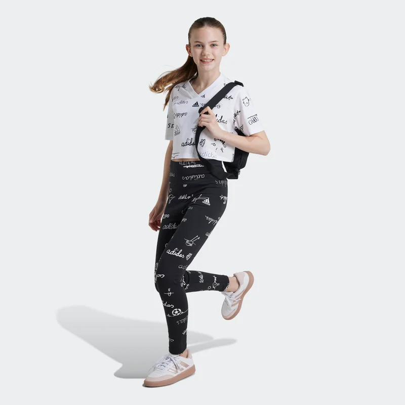 adidas Brand Love Junior Girls Leggings