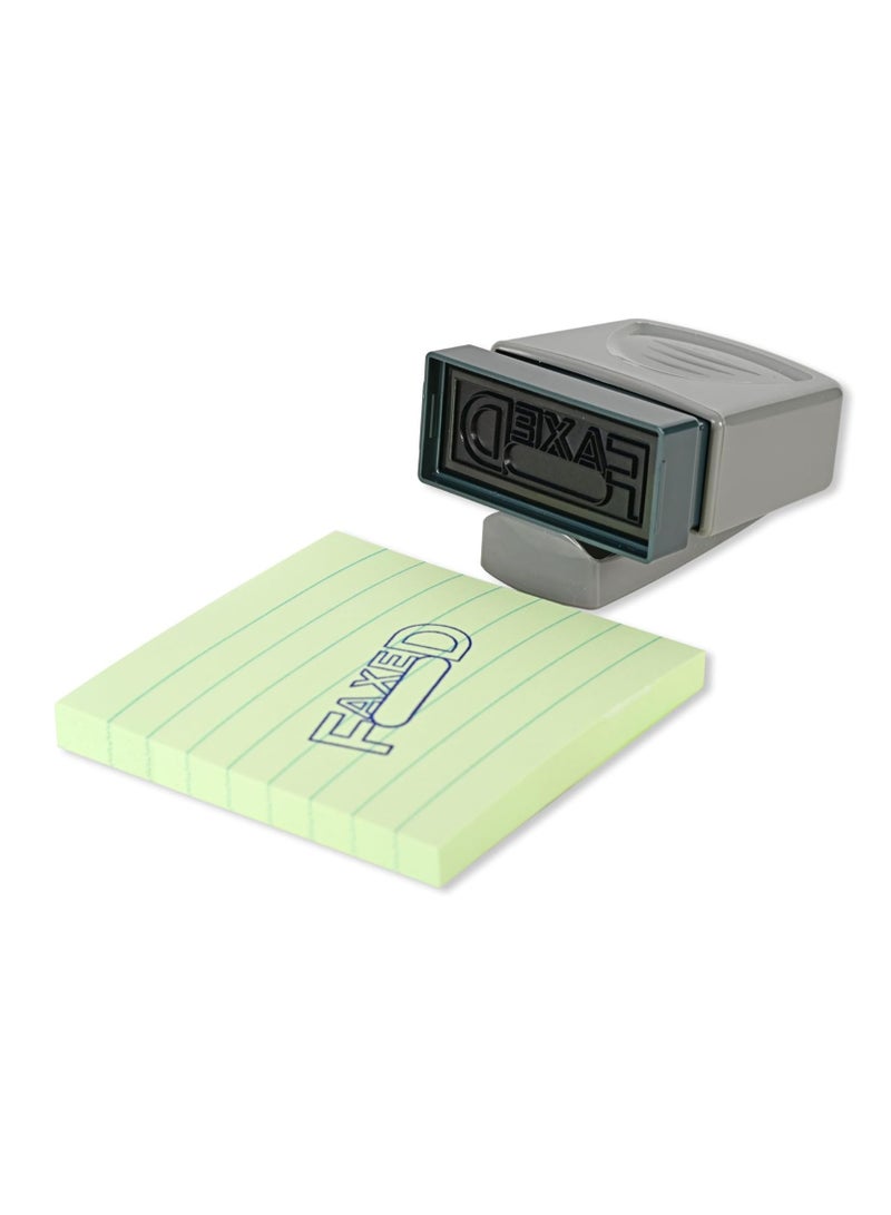 FIS Artline X-Stamper "FAXED" for Office Business Supplies, Ink Blue - ARXT1350VXCP - Image 4