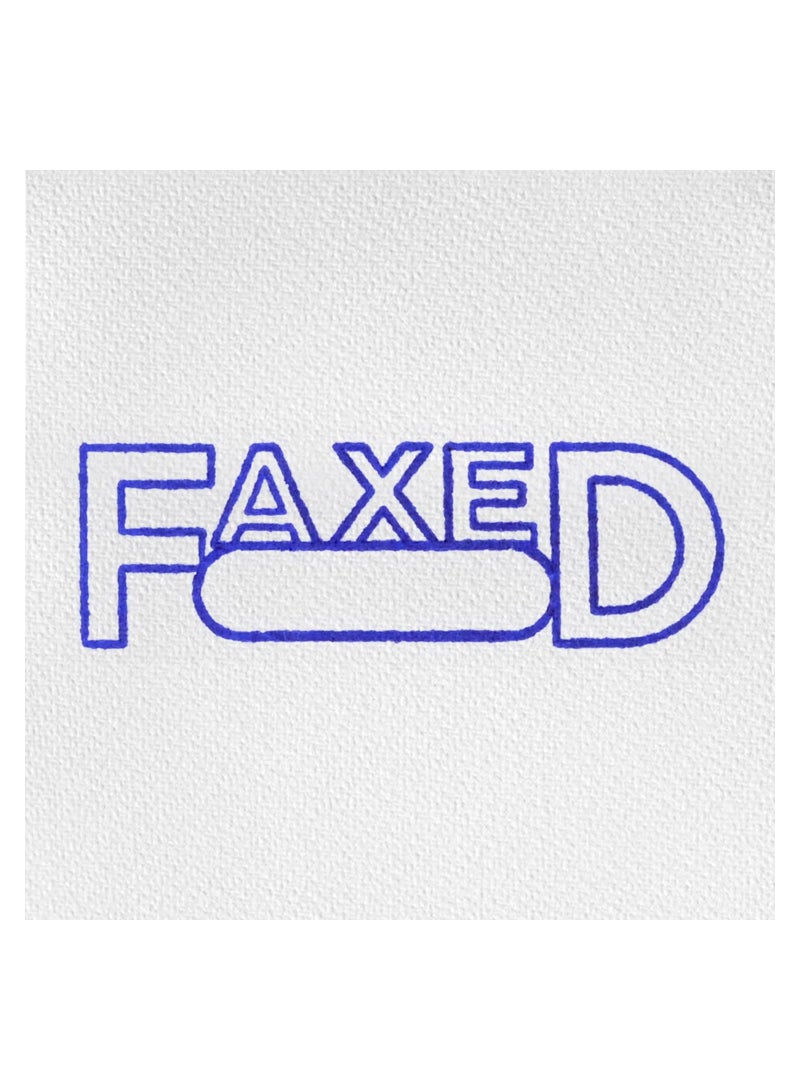 FIS Artline X-Stamper "FAXED" for Office Business Supplies, Ink Blue - ARXT1350VXCP - Image 5