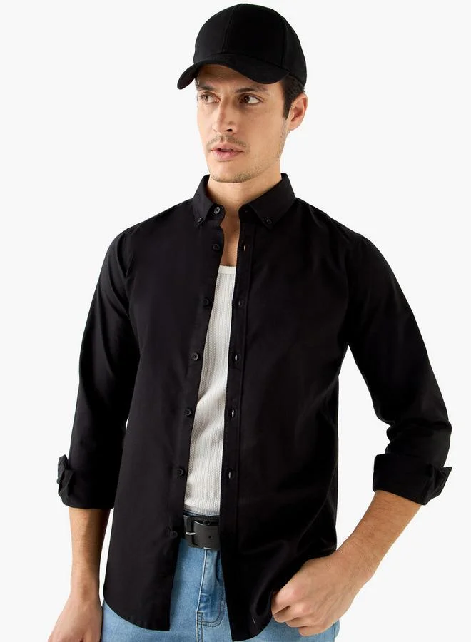 سبلاش فيڤ قميص بأكمام طويلة بقصة عادية