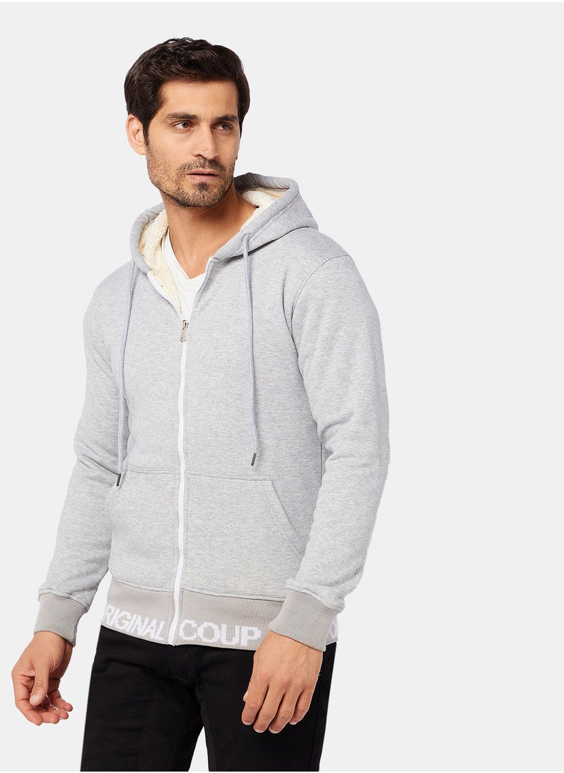 Coup - Logo Hemline Zipper Hoodie - Image 1