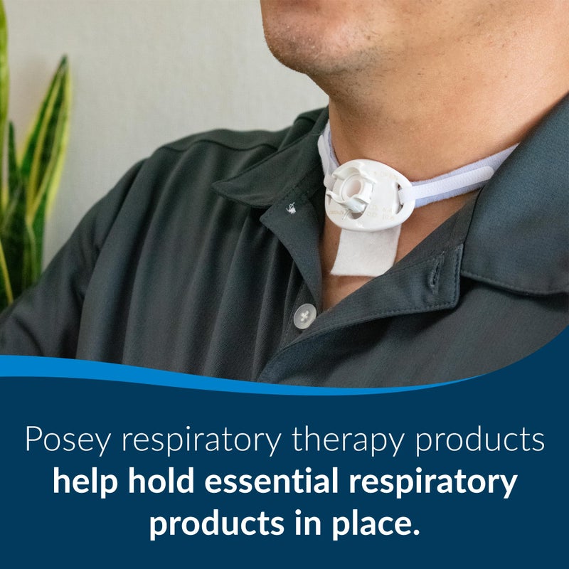 Posey رباط فوم تيدي بوزي - كبير - عبوة واحدة تحتوي على 12 رباط - حامل أنبوب القصبة الهوائية - رعاية منزلية (8197L) - Image 3