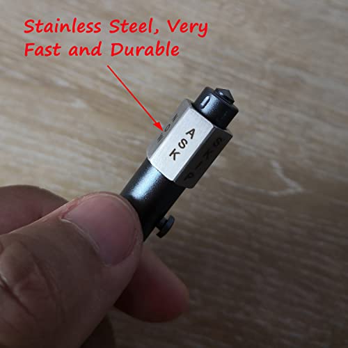 SMOOTHERPRO Fidget Spining Bolt Action Pen, Retractable Ballpoint Pen with Decision Maker, Compatible with Pilot G2 Refill, 0.5mm Black Ink EDC Pen for Office School Valentines Easter Gift, Grey - Image 2