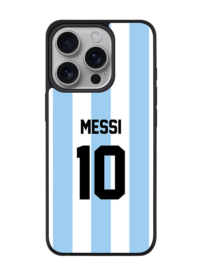 Stylizedd For iPhone 16 Pro Case [Compatible with MagSafe] Slim Magnetic cover Phone Case iPhone 16 Pro -Football - Argentina  Messi - Image 1