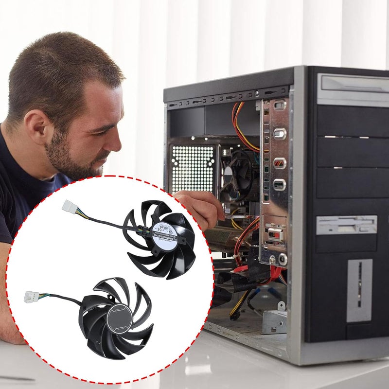 DC12V Graphics Card Fan 95 mm for RTX4060 4060ti Graphics Card Provides Temperature Control of Graphics Card Cooling - Image 2