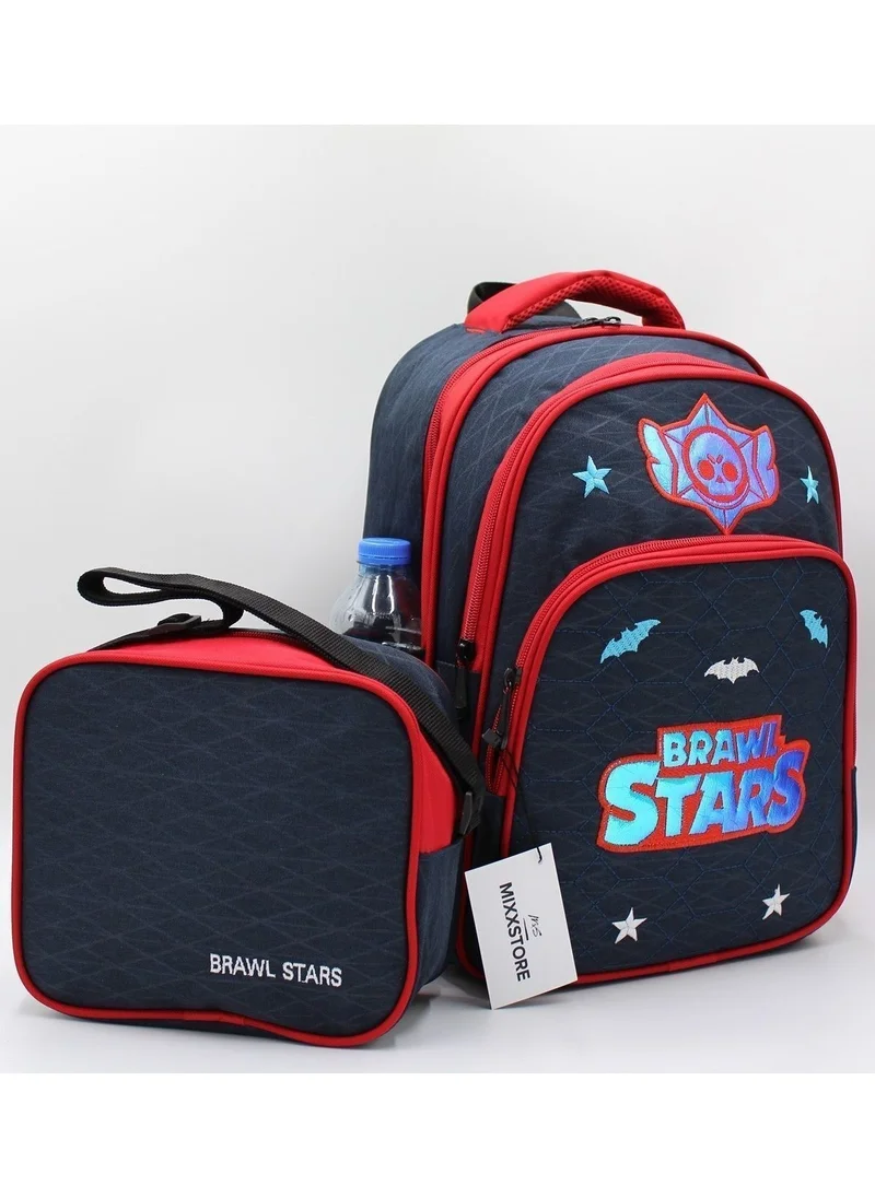 Mixx Store Backpack Master Pack Text Printed Navy Blue Color Nutritional Bag Boys Primary School Backpack