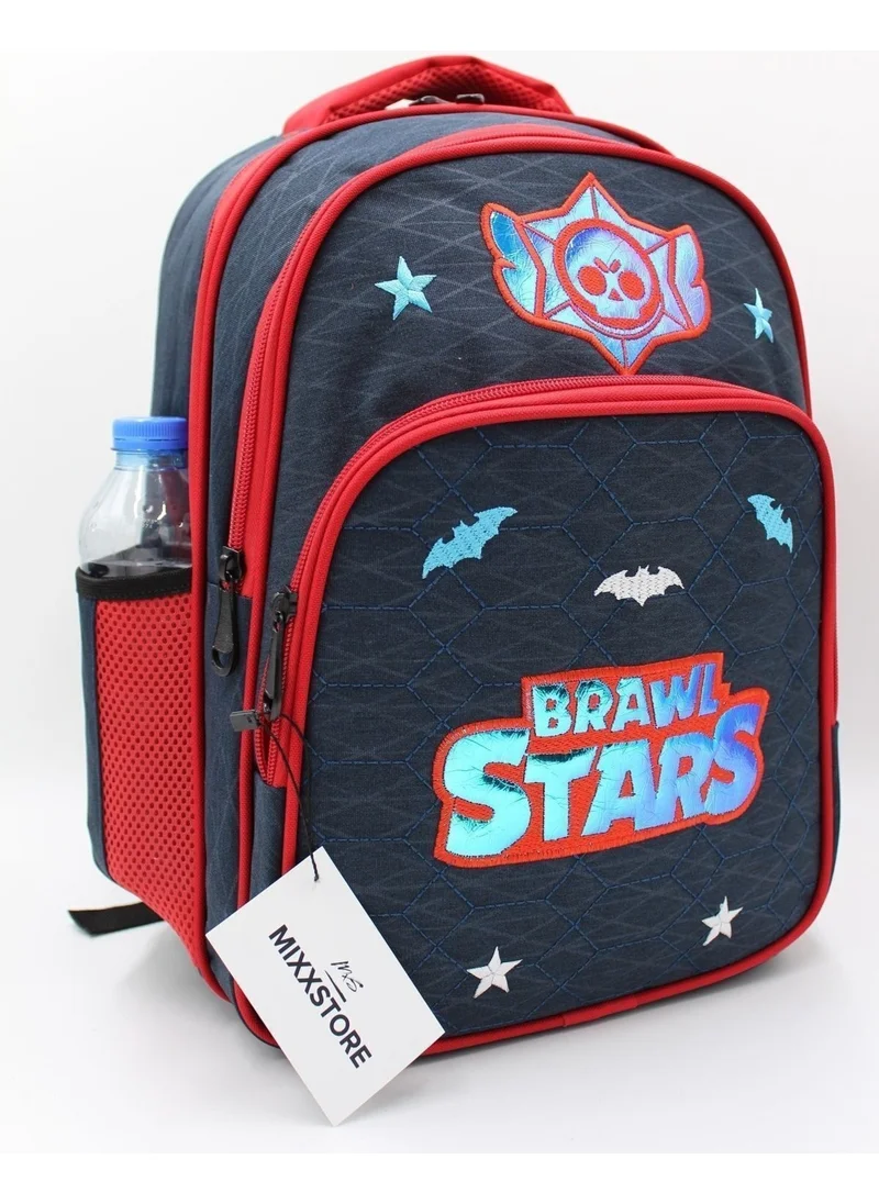 Mixx Store Backpack Master Pack Text Printed Navy Blue Color Nutritional Bag Boys Primary School Backpack