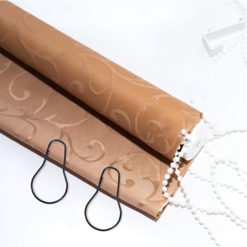 20pcs Black Shower Curtain Hooks and Rings Metal Bathroom Curtain Rod Hangers for Shower and Drapes - Image 5
