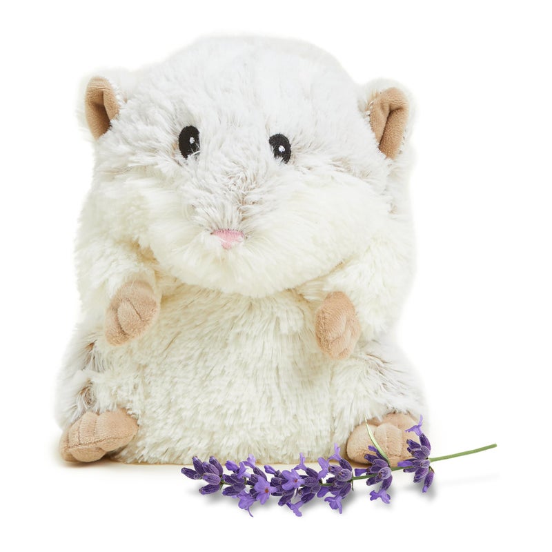 warmies Microwavable Weighted Stuffed Animals Hamster Heated Stuffed Animal Plushie for Warmth Comfort Cute Soft Plush Toys for Adults Children Boys Girls Babies Toddlers - Image 2