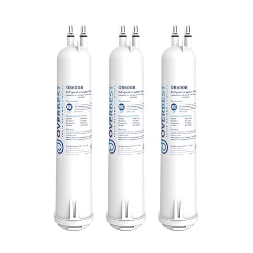 Overbest EDR3RXD1 Replacement for 4396841,Everydrop® Filter 3, 4396710, Kenmore® 46-9083, 46-9030, Refrigerator Water Filter, 3 Filters - Image 1