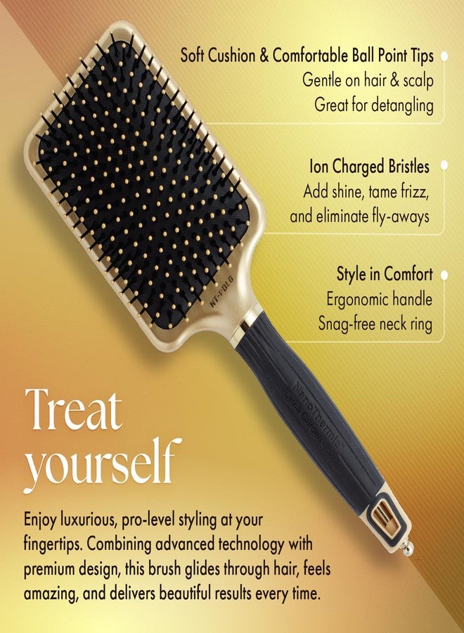 Olivia Garden Special Edition NanoThermic Ceramic + Ion Hair Brush, Paddle - Image 4