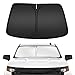 ARISMOTOR Windshield Sun Shade for Chevrolet Silverado 1500 20192025 2026 Custom Fit Foldable Front Window Sunshade Sun Visor Protector Block UV Rays Keep Your Car Cooler - Image 2
