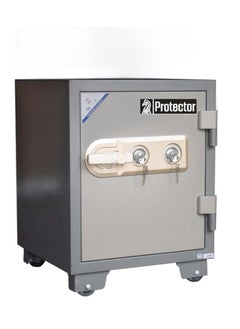 Protector Protector PT60K Fireproof Safe for Home and Office with Adjustable Shelf, Double Lock, Side Lockable Inner Drawer (H60 x W46 x D46 cm, 100 kg) - Made in Vietnam  - Image 1