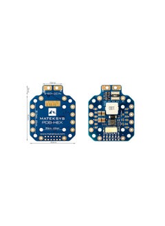 Matek Pdb Hex X Class 12S Pdb Power Distribution Board Supports 6~60V Dc Input 5A Regulator With 5V 9V 12V Outputs 264A Current Sense For Fpv Quadcopter Hexacopter Long Range Drone