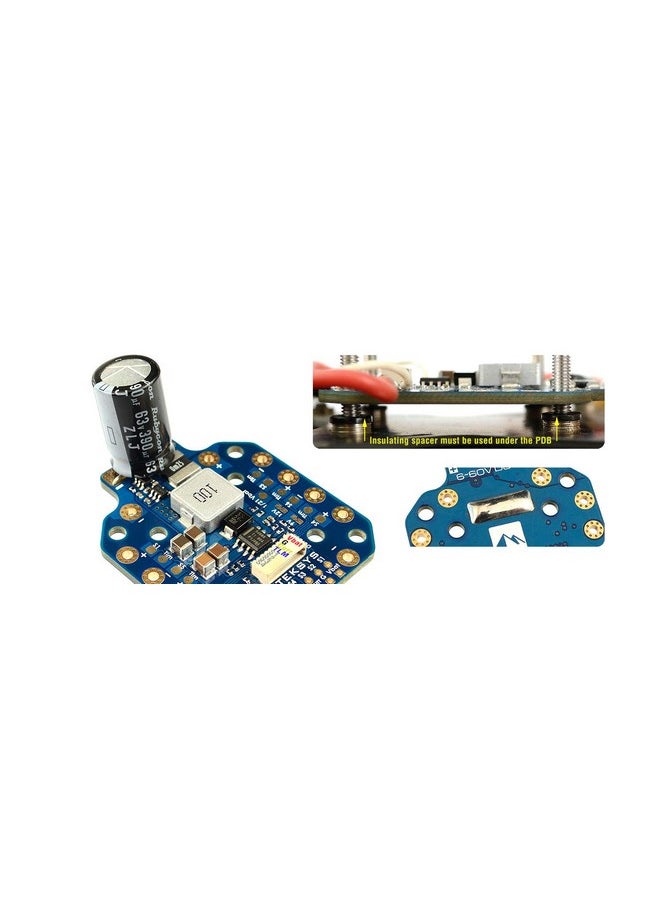 usmile - Matek Pdb Hex X Class 12S Pdb Power Distribution Board Supports 6~60V Dc Input 5A Regulator With 5V 9V 12V Outputs 264A Current Sense For Fpv Quadcopter Hexacopter Long Range Drone - Image 1