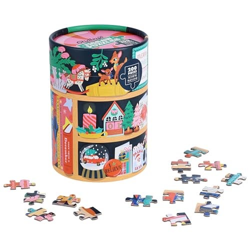 Ridley's Games: Festive Curiosities 200-Piece Christmas Puzzle|Holiday Puzzle with Gingerbread Houses, Snowmen, Christmas Trees, Nut Crackers|Makes Great Holiday Décor|Perfect Stocking Stuffer - Image 5