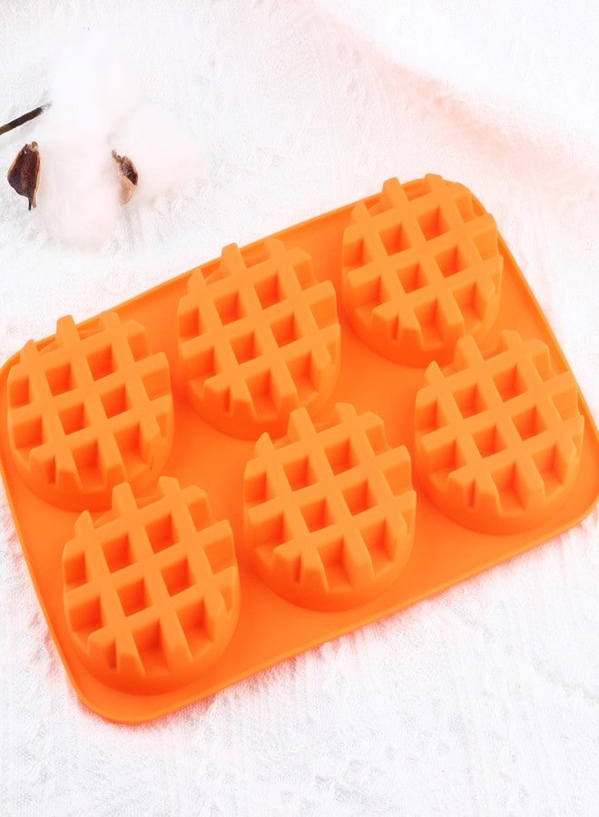YIMINGMOLD قوالب سيليكون دائرية من YIMINGMOLD بستة تجاويف لصنع الوافل والشوكولاتة والحلوى والبسكويت - Image 4