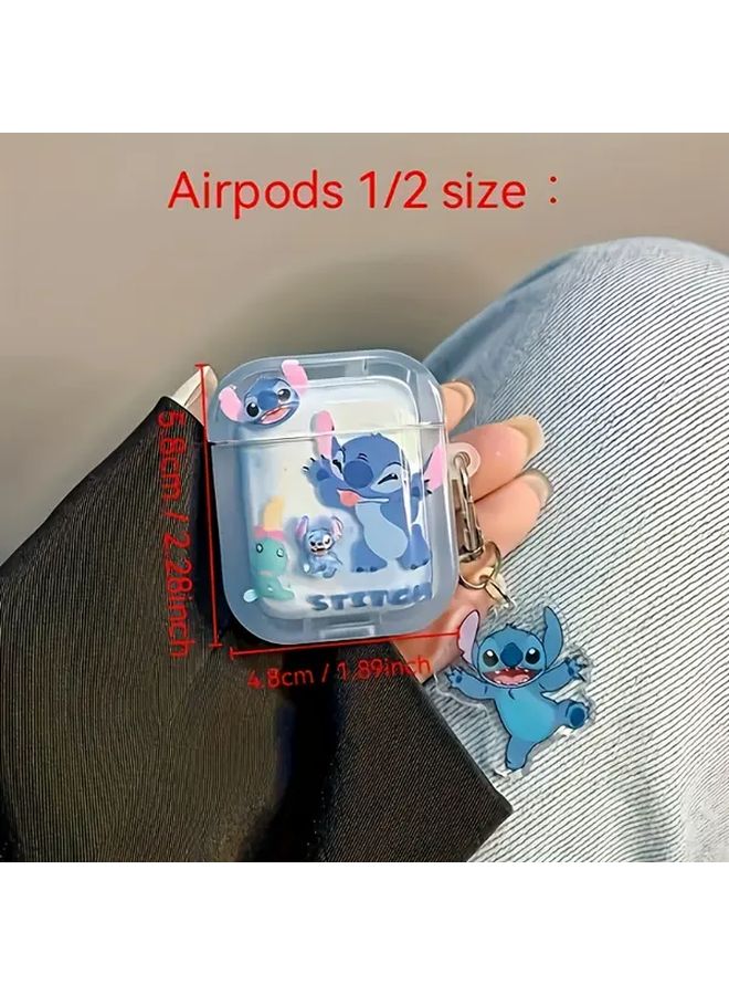 Disney Stitch Creative Headphone Case For Airpods 3 Drop Proof Earphone Shell - Image 3