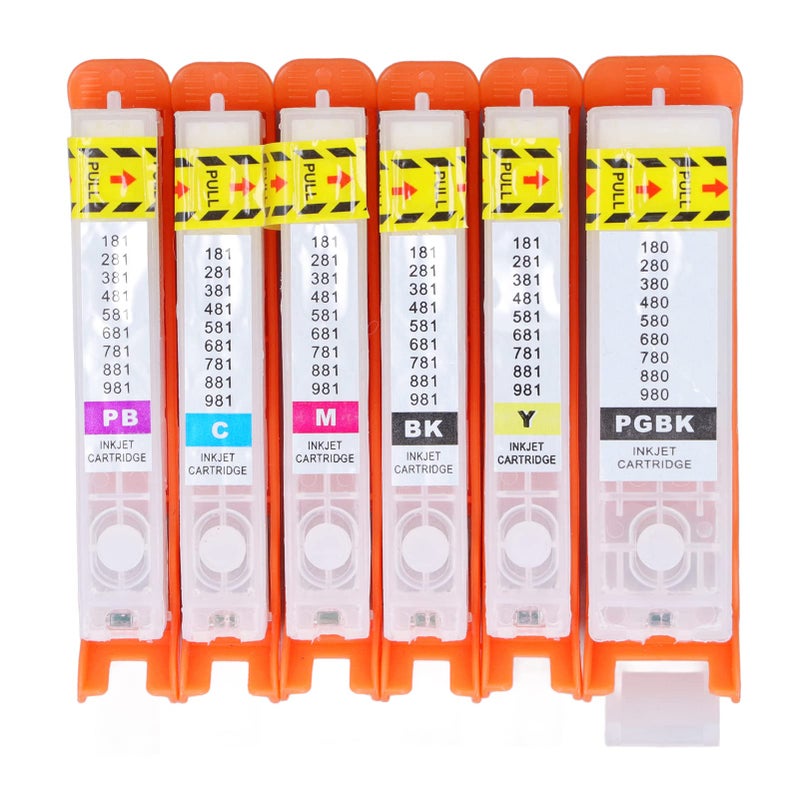 6 Color High Capacity Ink Cartridge Replacement For TS705 TR7550 TR8550 Printers - Image 2