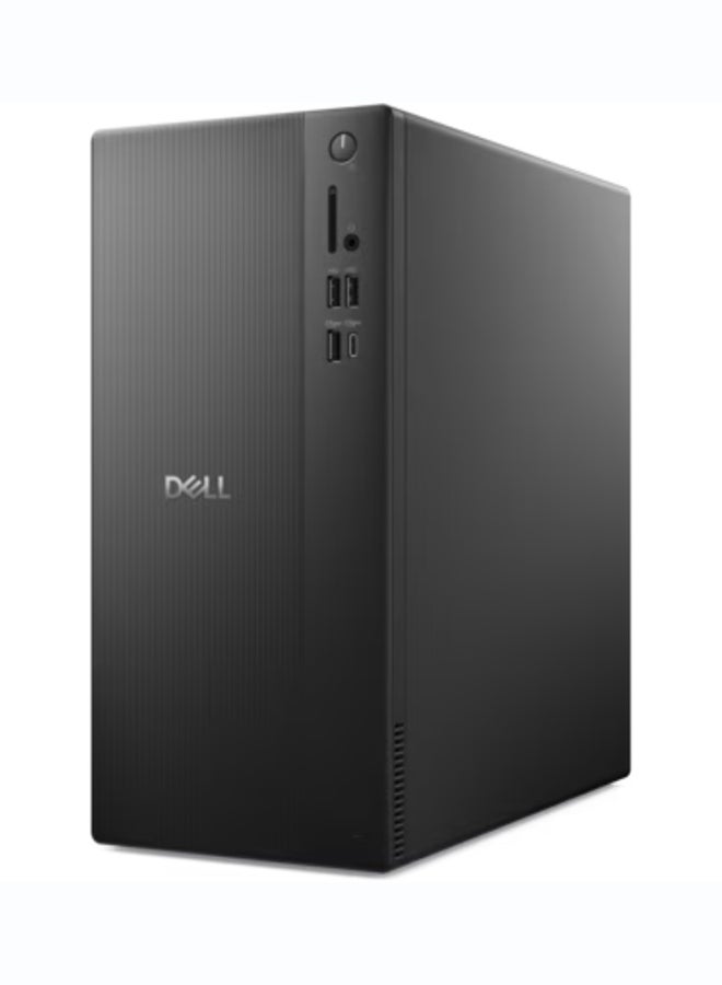 ديل Tower Pc QVT1260 With Core Ultra 5-225 Processor/8GB RAM DDR5/512GB SSD/Intel UHD Graphics/DOS (Without Windows)/ Black - Image 2