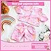 Bunnycool 2 Pcs PJs Bear Clothes Outfit Fit Most 1216 Inch Bears Stuffed Clothes Pajamas Plushy for Stuffed Pre Kindergarten ToysPinkPajamas - Image 4