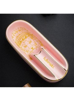 Lion Pink Gold Matte Porcelain Cigar Ashtray – Oval Design with Lion Motif, Gift Box - pzsku/Z88EEE392BBE7FCEED01EZ/45/_/1733477393/fde254c4-3eb5-4cbe-a78f-985ba2ed26bb